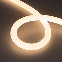 Лента герметичная MOONLIGHT-TOP-FP-X1088-D25мм 24V Warm3000 (20 W/m, IP65, 5м, wire x1) (Вывод кабеля прямой) | код 38862 | Arlight