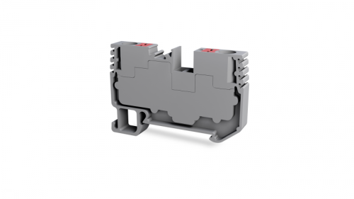 Самозажимной клеммный зажим PFT 6 серый | код PFT 6 Gray | Tbloc