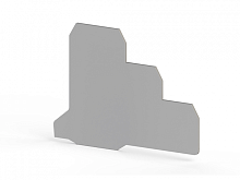 451 359, Концевой сегмент на клеммники 3-х ярусные PUK3S*, (серый), NPP PUK3S/NM Серия V0 | код 0.0.0.4.51359 | KLEMSAN