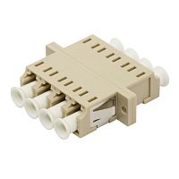 Адаптер оптический LANMASTER LC, MM, корпус SC дуплекс, квадро | код LAN-4LC/S-AM-MM | LANMASTER