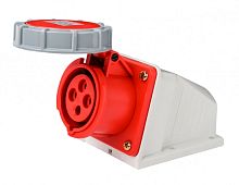 Розетка стац. 3Р+РЕ 32А 380В IP67 РС-103 | код 26201DEK | DEKraft