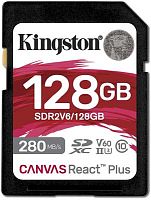 Флеш карта SDXC 128GB Kingston SDR2V6/128GB Canvas React Plus w/o adapter | код 2014415 | Kingston