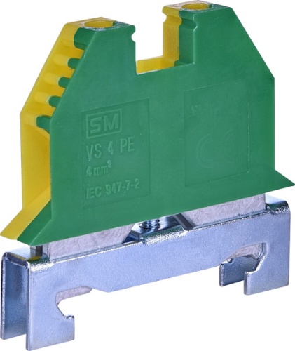 Клемма заземляющая VS 4 PE | код 003901476 | ETI Клемма заземляющая VS 4 PE | код 003901476 | ETI