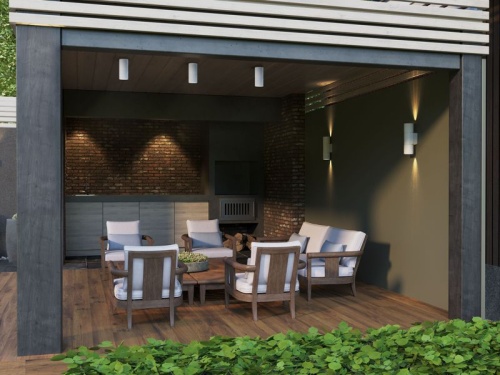 Светильник уличный 5222 потолочный GU10 IP65 белый IEK | код LT-UPU0-5222-GU10-1-K01 | IEK фото 4