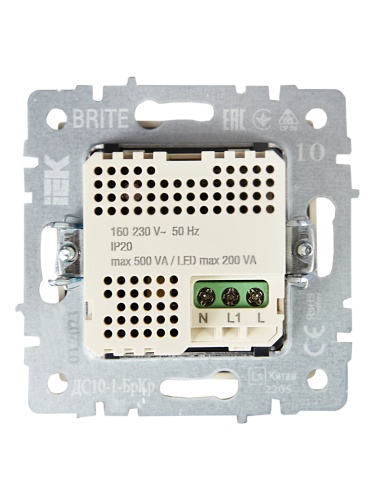 BRITE Датчик движения ДС10-1-БрКр беж. IEK | код BR-MS10-N-150-05-K10 | IEK фото 6 BRITE Датчик движения ДС10-1-БрКр беж. IEK | код BR-MS10-N-150-05-K10 | IEK фото 6