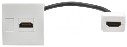 PRIMER РКМ-20-10-П Розетка HDMI M/M (2 мод.) бел. IEK | код PR-KK40D-RH-0-2-K01 | IEK