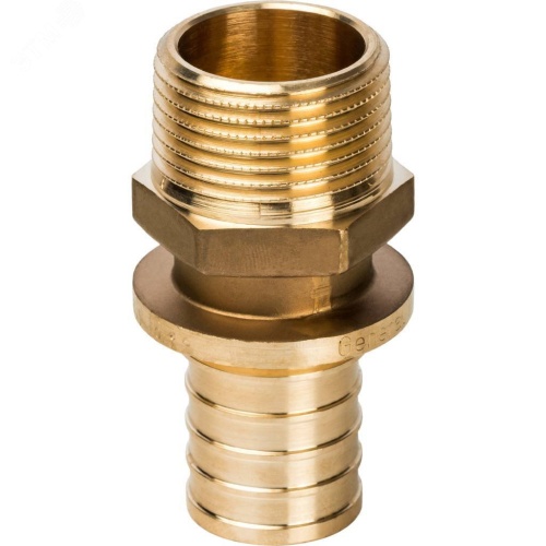 Переходник НР 32xR 1 для труб из сшитого полиэтилена аксиальный | код SFA-0001-003210 | STOUT