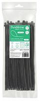 Стяжка кабельная нейлоновая 300х3.6 Чёрная (100шт) в пакете с замком ЗИП-ЛОК | код IMT30036B | Systeme Electric