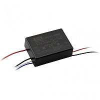 Источник питания DC-DC драйвер светодиодов, 64.75Вт, вход 9.5…32В DC, выход 700мА/12.5…37В, регулировка яркости свечения, пластиковый герметичный корпус, 52.4x27.2x24мм, проволочные выводы, -40…+70С | код LDH-65-700W | MeanWell