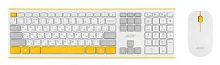 Клавиатура + мышь Acer OCC200 клав:желтый/белый мышь:белый/желтый USB беспроводная slim Multimedia (ZL.ACCEE.002) | код 1805695 | ACER