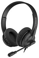 Наушники с микрофоном A4Tech HS-10 черный 2м накладные оголовье (HS-10/3.5MM PLUG/BLACK) | код 567942 | A4TECH