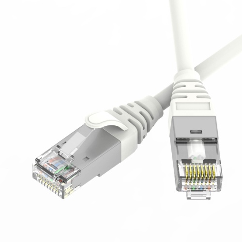 Патч-корд экранированный Ultra SLIM CAT6A S/FTP 4х2, 30 AWG, LSZH, белый, 1м | код RN6ASF4510WH-30 | DKC