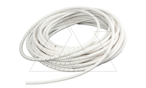 Гибкая спиральная оплетка PE22NL, d=25...100мм, 25м, белый полиэтилен | код 8190021018 | SES