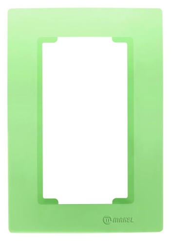 Рамка 2-м для розетки свет. зел. Makel 32091710
