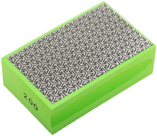 Брусок абразивный алмазный 4-х сторонний Р 200/ P 300/ P 400/ P 800 | код 38338 | FIT