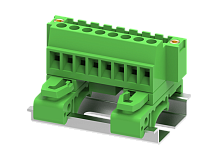 MC-PC5.08V22C-TF Клемма серии MC, шаг 5.08 мм., 22 пол., с фланц., зел, шт | код MC-PC5.08V22C-TF | SUPU