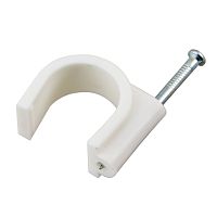 Крепеж кабеля круглый 20 мм, белый (упак. 50 шт) REXANT | код 07-4020 | REXANT