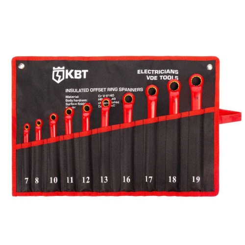 Набор диэлектрических накидных ключей НИИ-23 серия ЭКСПЕРТ | код 89427 | КВТ