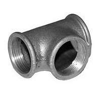 Тройник чугунный Ду25 оцинкованный | код 213200512 | ГОСТ