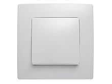 ВЫКЛЮЧАТЕЛЬ 1 КЛАВИШНЫЙ LILLIUM NATURAL KARE | код 32001001 | Makel