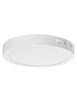 Светильник светодиодный накладной Даунлайт НАРОДНЫЙ круг СПО (белый) алюминий 18Вт 3000К | код SQ0329-4218 | TDM НАРОДНЫЙ