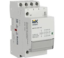 ARMAT Контактор модульный KMR 25А 24В AC/DC 3НО 1НЗ IEK | код AR-KMR20-025-31-024 | IEK