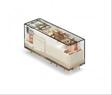 Электромеханическое реле безопасности (реле с принудительным управлением контактами), монтаж на печатную плату, 2NO + 2NC, контакты AgSnO2, катушка 12В DC, влагоащита RTIII | код 501490124220 | FINDER