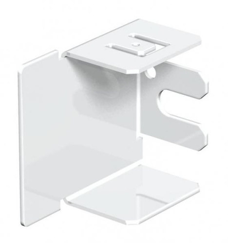 Заглушка кабельного канала LKM 40x40 мм (сталь, белый) | код 6249418 | OBO Bettermann