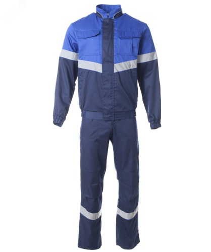 Костюм летний ОРИОН, цвет синий с васильком, ткань Твил 128-132, 170-176 | код 124932 | Эталон-Спецодежда