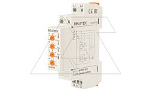 Реле контроля напряжения RS-MV36/400, 3P L-L 400V, 1CO, 8A(250VAC), обрыв, чередование, Umin+Umax, 0.1_10s, 1M | код RS-MV36/400 | RELETEK