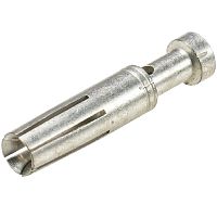 Розеточный обжимной контакт REVOS, диаметр контакта 2,5 мм, сечение обслуживаемых проводников 0,5 мм кв., тип покрытия контактов: олово | код 02.123.7021.0 | Wieland