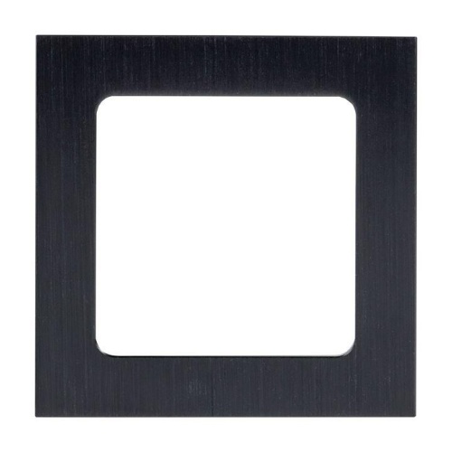 Стокгольм Рамка 1-местная металлическая черная PROxima | код EZM-G-302-10 | EKF