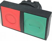 КМЕ 81 IP40 LAY4-EL83.BR Головка двойной кнопки 22 мм | код LAY4-EL83.BR | Briswik