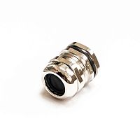 Кабельный ввод (сальник) PGM 19 (IP68) d отверстия 10-15 мм латунный (15 шт/уп) Промрукав | код PR08.7399 | ПРОМРУКАВ