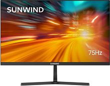 Монитор SunWind 27 SM-27QI201 черный IPS LED 5ms 16:9 HDMI M/M матовая 300cd 178гр/178гр 2560x1440 75Hz G-Sync DP 2K 4.3кг | код 1895766 | SUNWIND