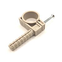 Дюбель-хомут крепление для труб "бобры" 25 | код 37819 | RTP