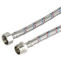 Подводка гибкая для воды 1/2' ВН 30см латунь (1426) | код 01426 | AQUALINK