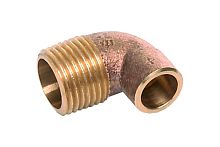 Уголок переходной бронза пайка 35 х 1'1/4 НР, модель 4092g (1409235114) | код RG008TBBFHPO62 | Sanha