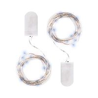 Гирлянда светодиодная Роса DC-G05-20WS2, комплект 2 шт., бел. 20 LED, 2xCR2032 | код 5048010 | JazzWay