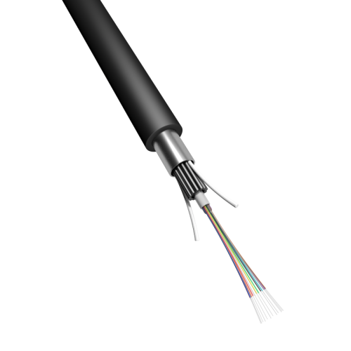 ВО кабель, бронированный стал. проволокой, алюм. лента, GYXTA, PE, внешний, 12 х OS2 | код LAN-OFC-GYXTA12S2 | LANMASTER