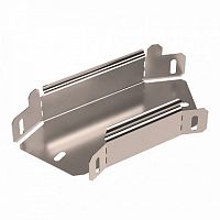 Угол горизонтальный 45 градусов Стандарт INOX (AISI 409) 100х50 Промрукав | код PR16.3464 | ПРОМРУКАВ