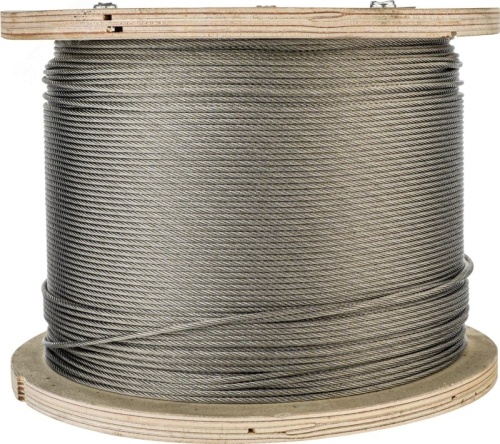 Трос нержавеющий 4,0мм 7x 7 A2 | код А2 4,0 ТН 7х7 | KMP