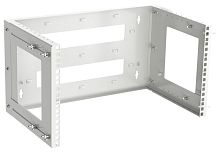 Рама настенная регулируемая 300-500мм 6U серая | код FW35-6U35 | ITK