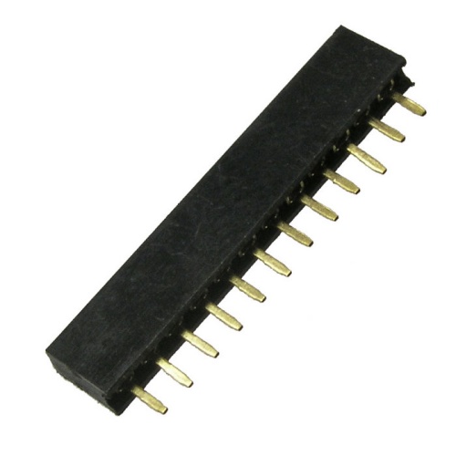 Гнездо для плат 2.00 мм RUICHI PBS2-12 наклон 2.00 мм, 12 контактов | код 55146 | Ruichi