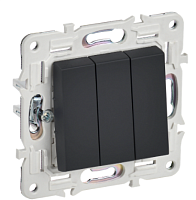 SKANDY Выключ. 3-кл. 10А SK-V11G граф. IEK | код SK-V30-0-10-K53 | IEK