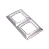 DEA Рамка 2-я горизонтальная Серебряный металлик KRANZ | код KR-78-0286 | KRANZ