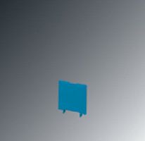 Концевая крышка D-MBK/E BU | код 1415102 | PHOENIX CONTACT