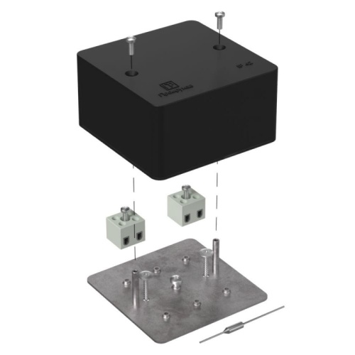 Коробка огнестойкая для кабель-канала 40-0460-FR2.5-4-П Е15-Е120 с термопредохранителем RAL9005 85х85х45 (44 шт/кор) Промрукав | код 40-0460-9005-FR2.5-4-П | ПРОМРУКАВ Коробка огнестойкая для кабель-канала 40-0460-FR2.5-4-П Е15-Е120 с термопредохранителем RAL9005 85х85х45 (44 шт/кор) Промрукав | код 40-0460-9005-FR2.5-4-П | ПРОМРУКАВ