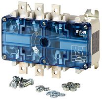 Выключатель-разъединитель Dumeco без оси и рукояти, видимый разрыв, болтовое подключение, 160А, 3Р, DMV160N/3 | код 1814178 | EATON