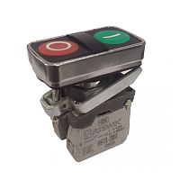 Выключатель Briswik КМЕ 8711м -С зел-красн IP66 УХЛ3 10А 1но+1нз | код aD-FB-6Ai-0621 | Briswik